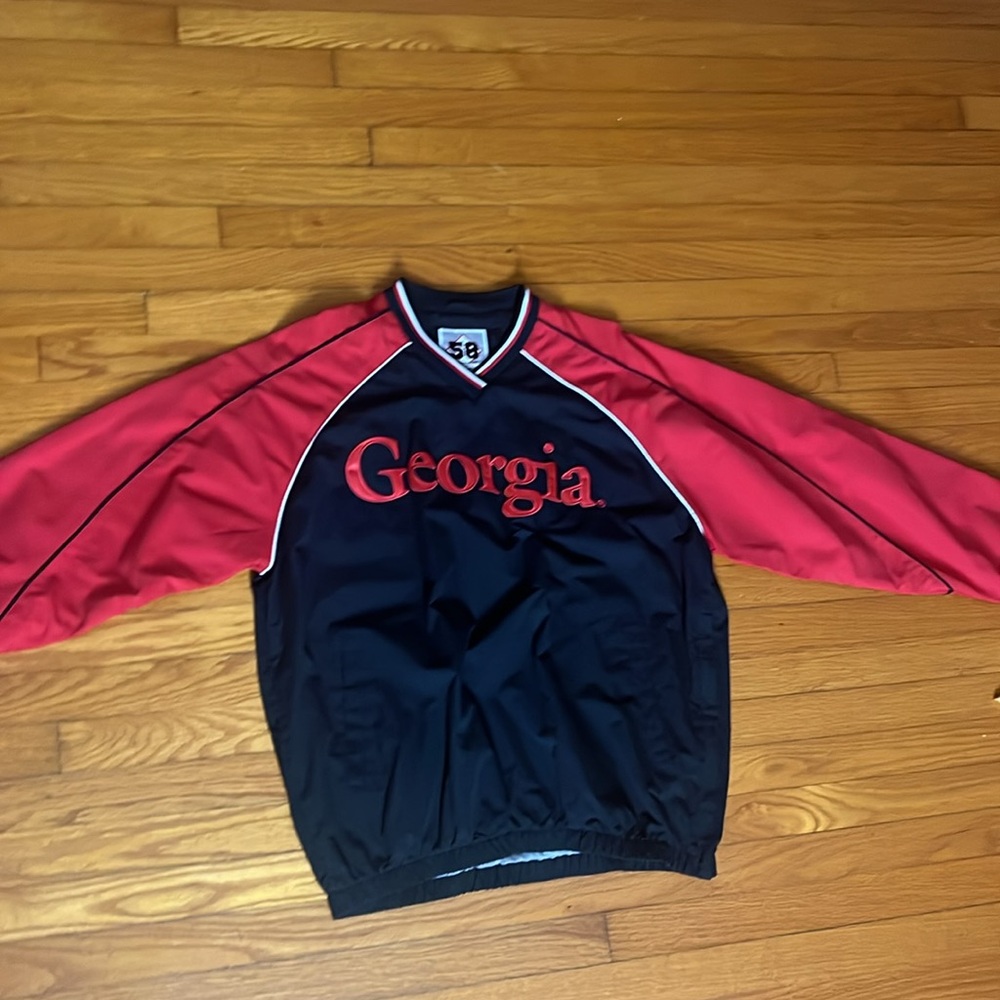 GEORGIA,Vintage sweatshirt, Size Large, great condition, black and red, Georgia - Picture 3 of 8